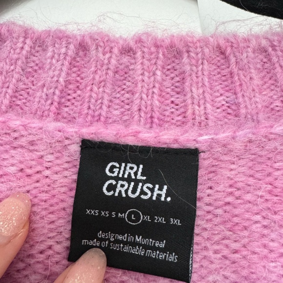 Oversized Pink Cardigan - Picture 3 of 4